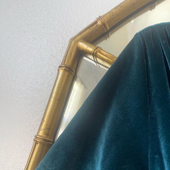 Teal Velvet Dress from Delphine the Label - Picture 3 of 4